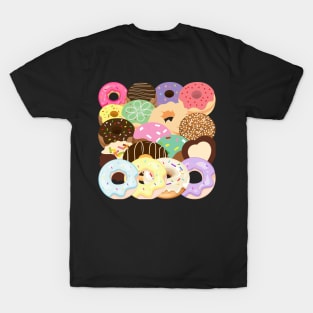 Dazzling Assortment of Colorful Donuts T-Shirt